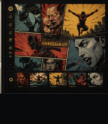 Comic Book visual direction