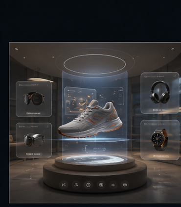 AR Showcase visual direction