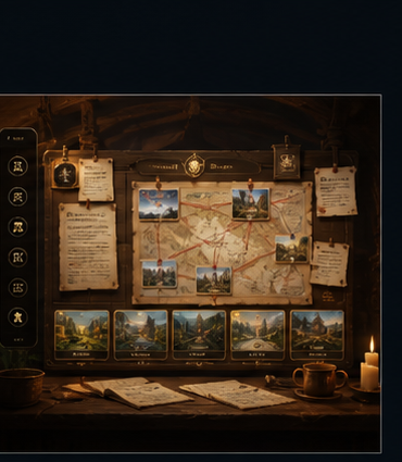 Quest Board visual direction