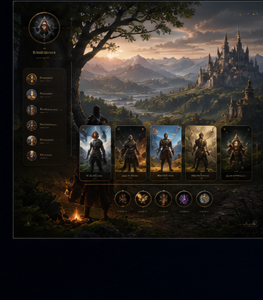 Gaming Portal visual direction
