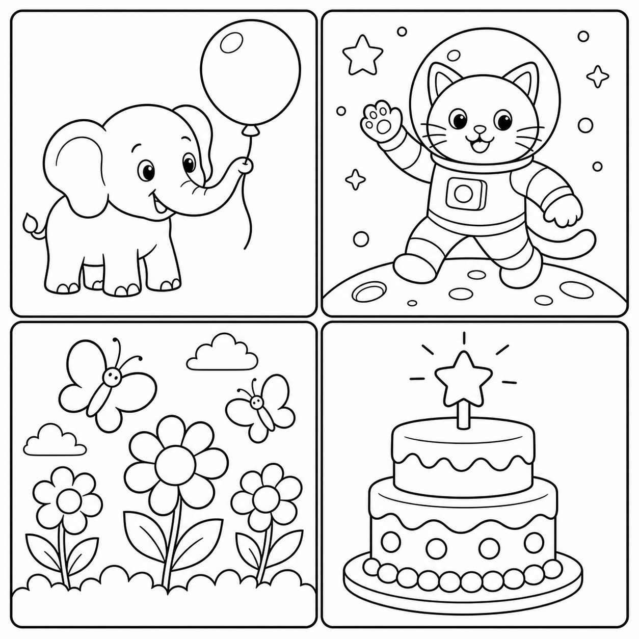 TaraLand Starter Coloring Pages coloring page preview